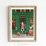 JANET HILL STUDIO - Miss Mink Lesson 3 Art Print
