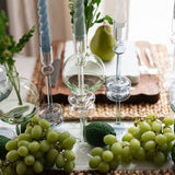Clear Glass Candlestick, Medium (Sold Individually)