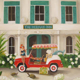 JANET HILL STUDIO - The Mermaid Inn Art Print - 8.5" X 11"