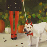 Janet Hill - Danielle And The Devil Art Print