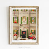 JANET HILL STUDIO - Peppermint Family Christmas Art Print - 8.5" X 11" - Framed