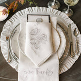 Round Ruffle Velvet Placemat: Mocha / 16.5 Inch Round