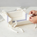 etúHOME - Napkin Tray, Vintage Navy Blue Stripe
