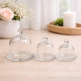 Glass Dome Cloche with Base