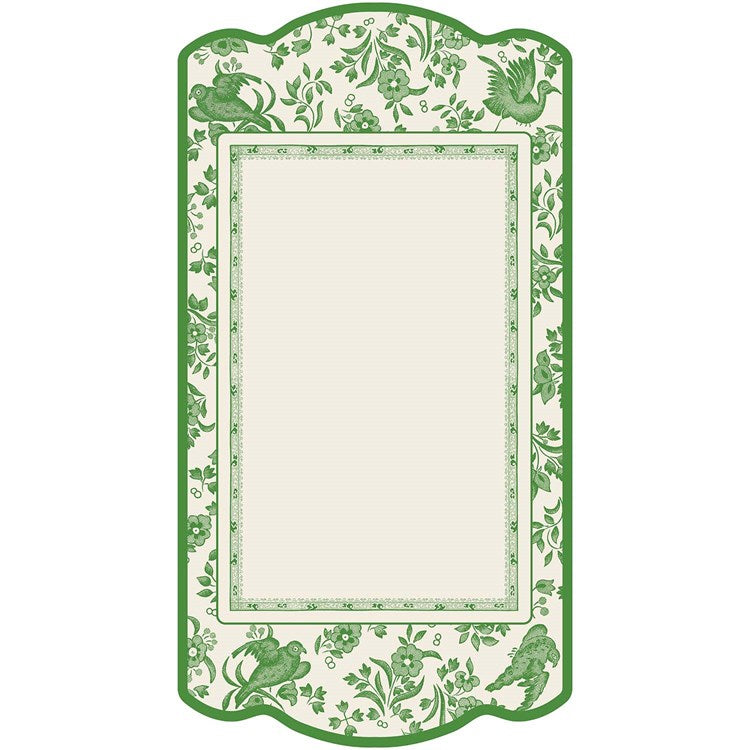 Green Regal Peacock Table Card - Pack of 12