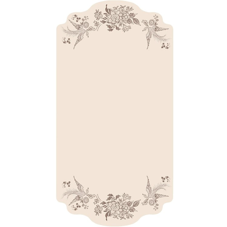 Brown Asiatic Pheasants Table Card