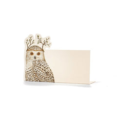 Winter Owl Place Card - Pack of 12