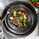 Pewter Stoneware Side/Cocktail Plate