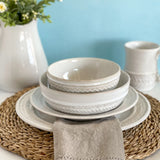 Le Panier Dinner Plate - Whitewash