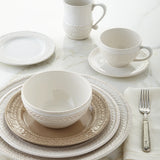Le Panier Dessert/Salad Plate - Whitewash