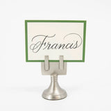 Silver Place Card Holder