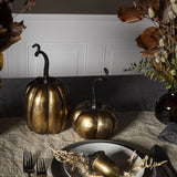 Pumpkin Antique Gold Finish Medium